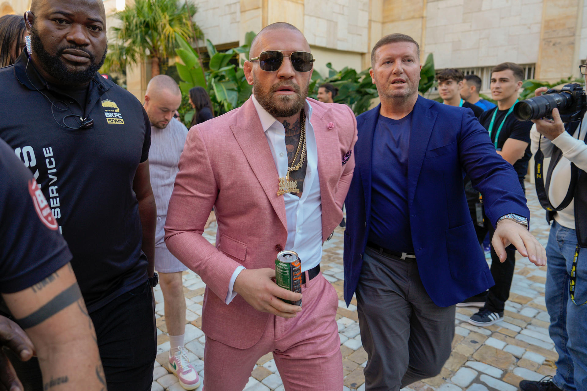 El luchador irlandés Conor McGregor en una foto de archivo en Marbella el 11 de octubre de 2024. EFE/ Juan Carlos Domínguez