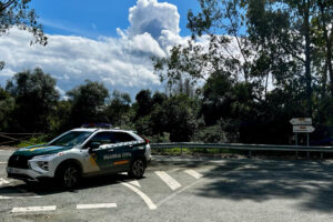 Imagen de archivo (18/03/2025) de un coche de la Guardia Civil.
EFE/ Roberto Ruiz