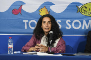 Imagen de archivo (07/05/2025) de Patricia Ramírez, la madre del niño Gabriel Cruz, asesinado en Almería en 2018, ofrece una rueda de prensa.
EFE/Carlos Barba
