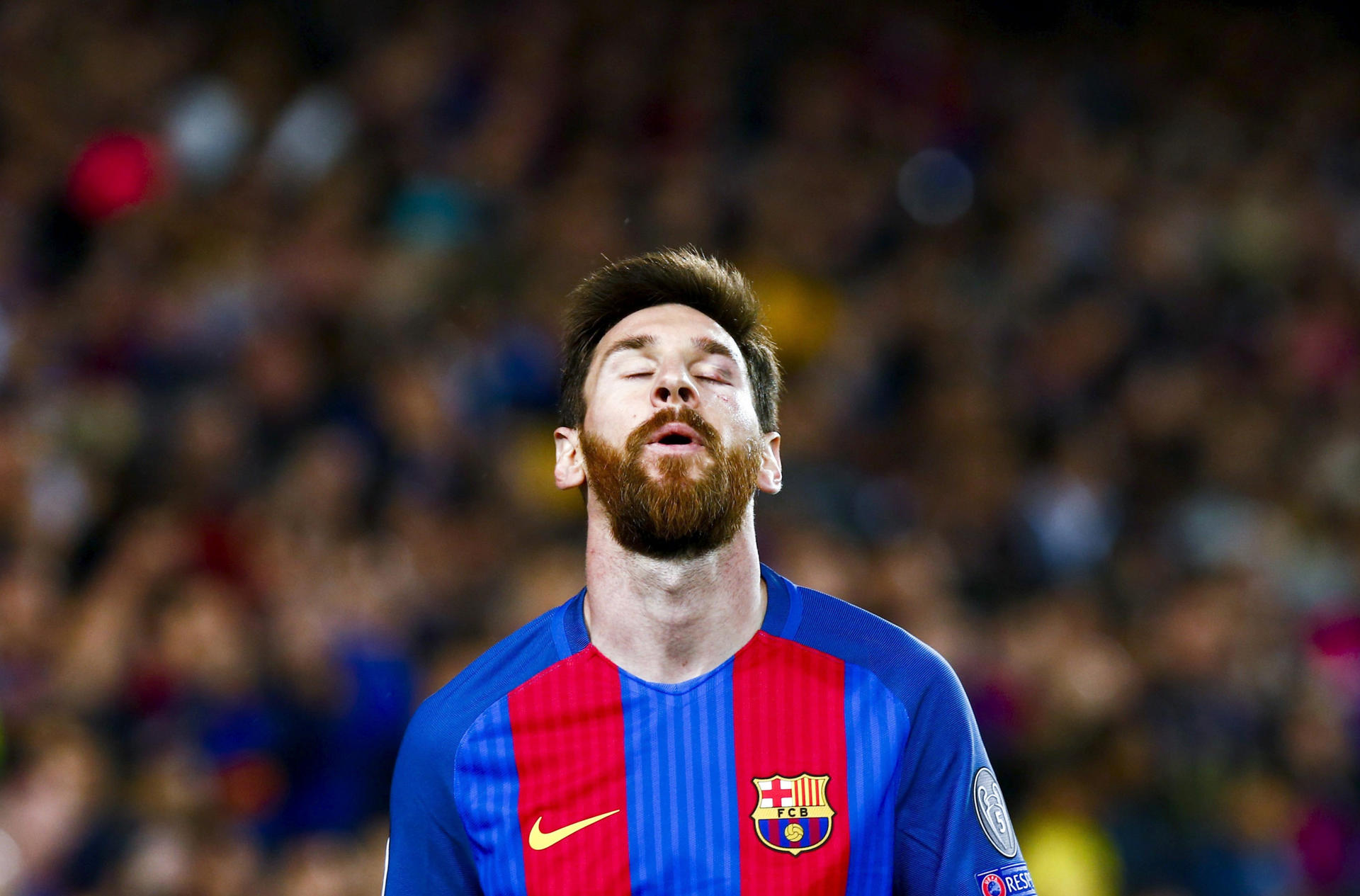 Fotografía de Quique García, en la que puede verse en una imagen de archivo del 19 de abril de 2017 al delantero argentino Leo Messi, entonces futbolista del F.C. Barcelona. EFE