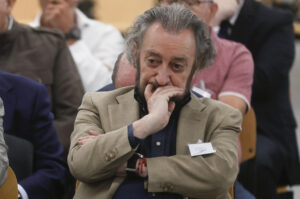 Imagen de archivo (04/06/2024) El responsable del despacho de abogados Nummaria, Fernando Peña, en el banquillo de los acusados del juicio Nummaria por presunto fraude a Hacienda en la sede de la Audiencia Nacional en San Fernando de Henares (Madrid). 
EFE/ Fernando Alvarado / POOL