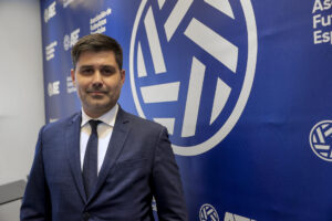 El presidente de la Asociación de Futbolistas Españoles (AFE), David Aganzo,en foto de archivo de Zipi Aragón . EFE