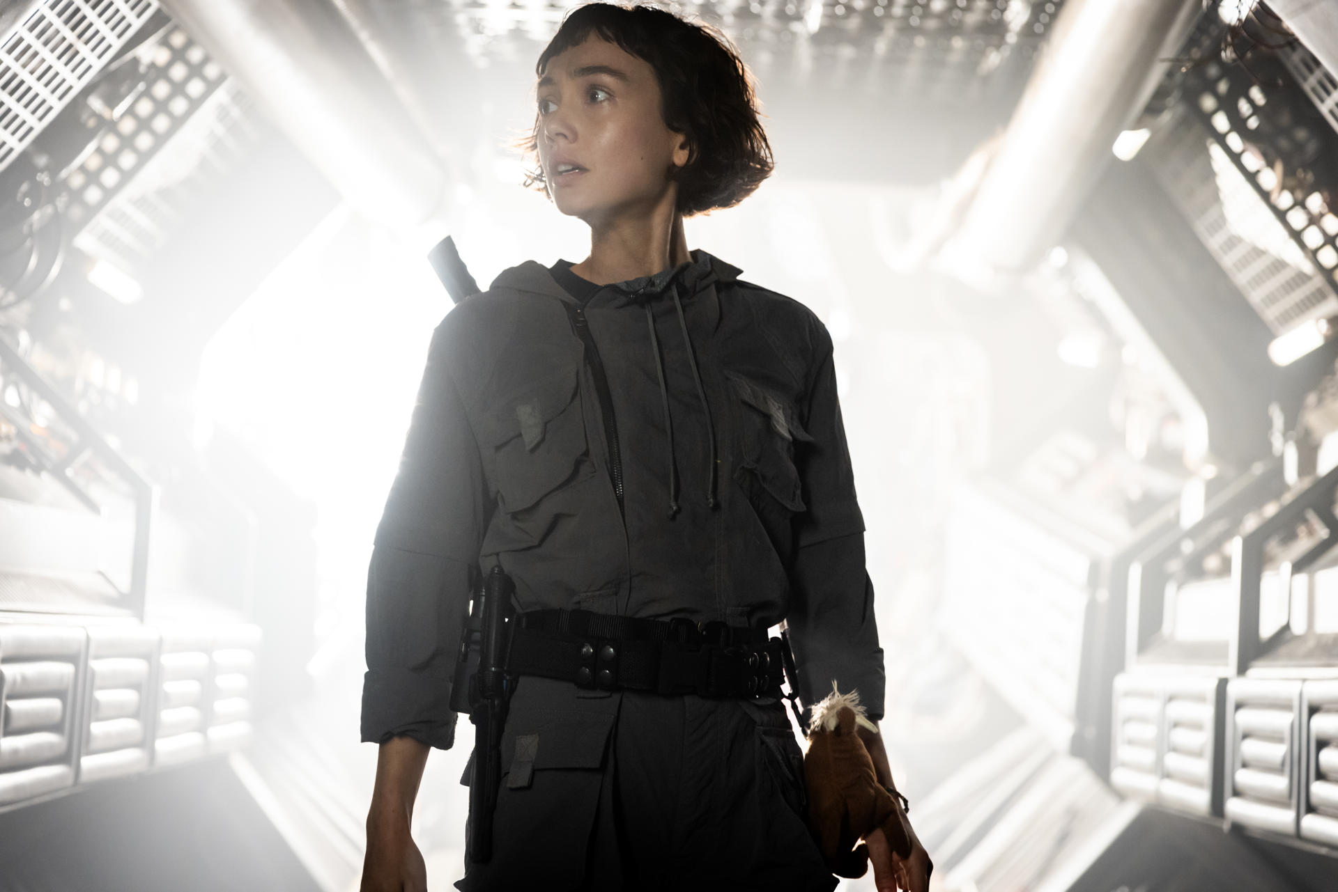 Terror (del de verdad) es el que llega desde el espacio exterior con la esperada ‘Alien: Planeta’ (Disney+. 13 de agosto), precuela de la aclamada película de 1979 interpretada por Sigourney Weaver. EFE/Patrick Brown/FX/Disney+
