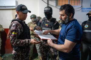 El narcotraficante ecuatoriano José Adolfo Macías Villamar, alias 'Fito'. EFE/ Mauricio Torres