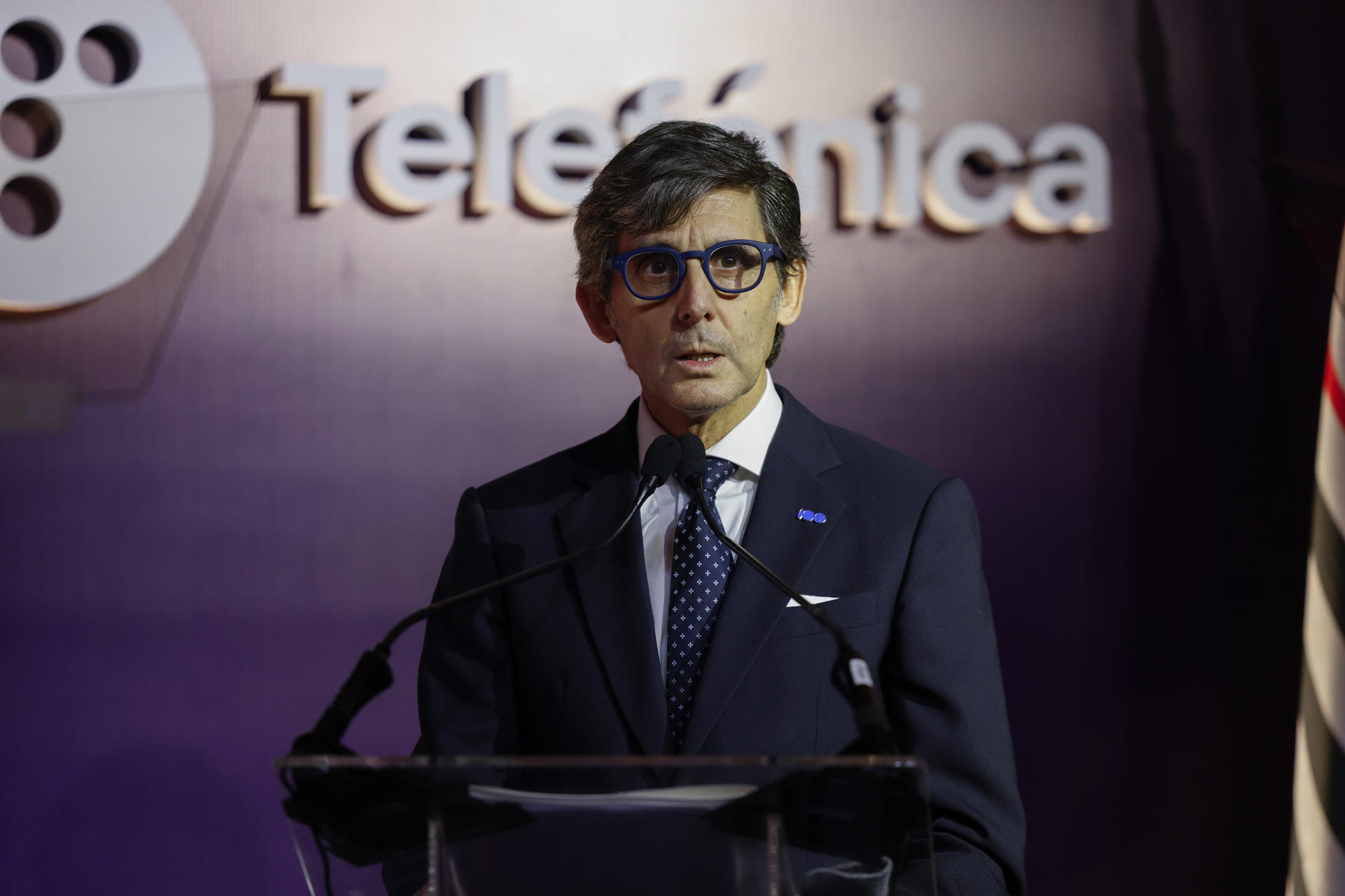 Imagen de archivo del presidente de Telefónica, José María Álvarez-Pallete.EFE/ Sebastião Moreira