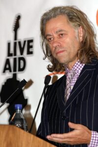 Imagen de archivo del cantante irlandés Bob Geldof en Nueva York el 19 de noviembre de 2004, en la promoción del DVD de Live Aid.EPA/Mark Sage UK AND IRELAND OUT[UK AND IRELAND OUT]