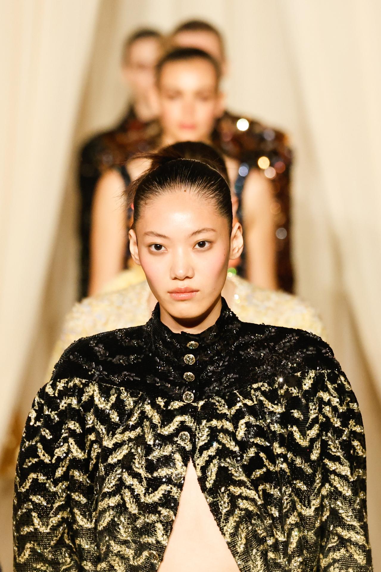 Desfile de la colección de Alta Costura que Chanel. EFE/EPA/MOHAMMED BADRA