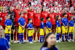 La selección de Suiza antes del partido ante Finlandia el pasado día 10. EFE/EPA/SALVATORE DI NOLFI