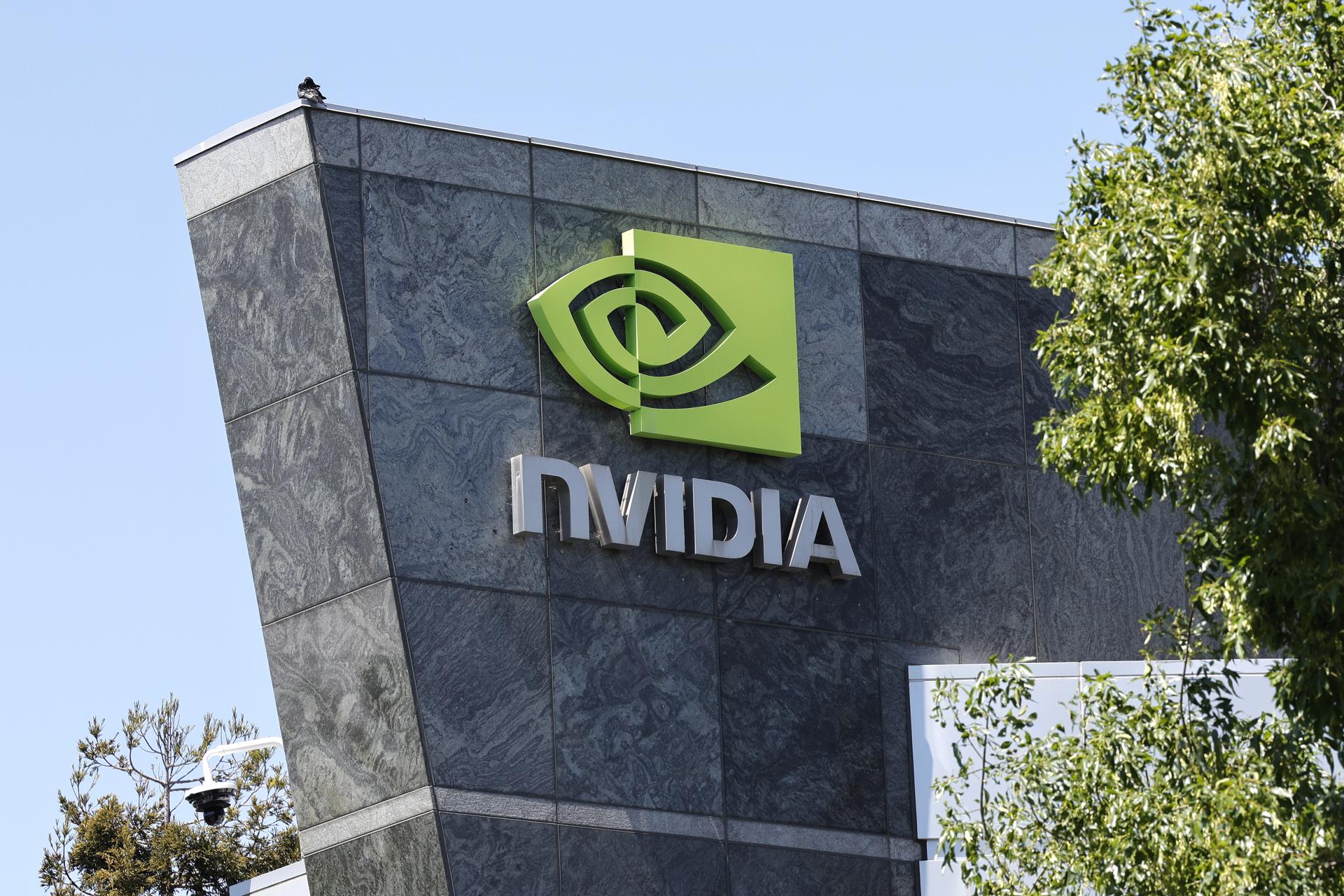 Fotografía exterior de archivo de la sede de Nvidia. EFE/JOHN G. MABANGLO