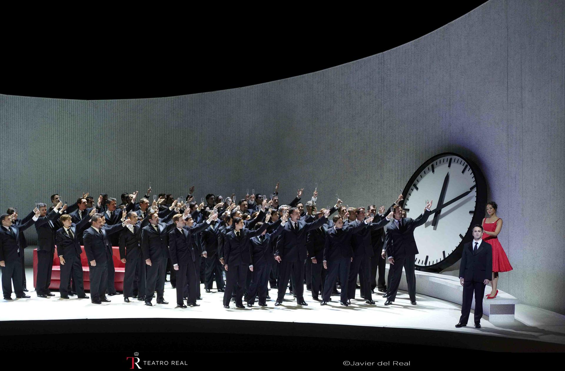Imagen de una representación en el Teatro Real, cedida por el coliseo.
