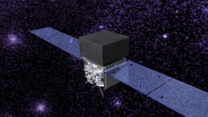 Ilustración del telescopio espacial de rayos gamma Fermi. Fotografía facilitada por el IAA-CSIC. Créditos: NASA’s Goddard Space Flight Center/Conceptual Image Lab. EFE