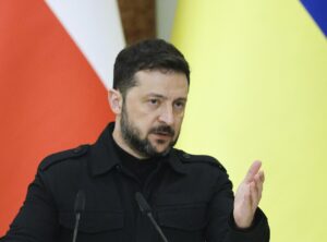 El presidente de Ucrania, Volodímir Zelenski, en una imagen reciente. EFE/EPA/SERGEY DOLZHENKO