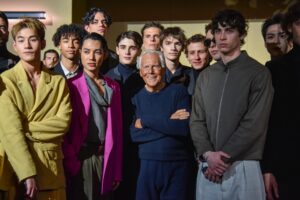 Imagen del 18 de enero de 2025 de Giorgio Armani. EFE/EPA/MATTEO CORNER