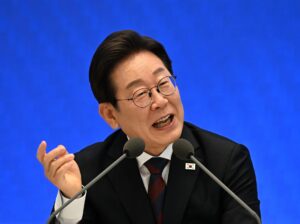 El presidente surcoreano, Lee Jae -myung, durante una conferencia de prensa en Seúl, el 3 de julio de 2025. EFE/EPA/Kim Min-Hee / POOL