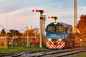 Fotografía de archivo de un tren de la empresa estatal Trenes Argentinos. EFE/ Juan Ignacio Roncoroni