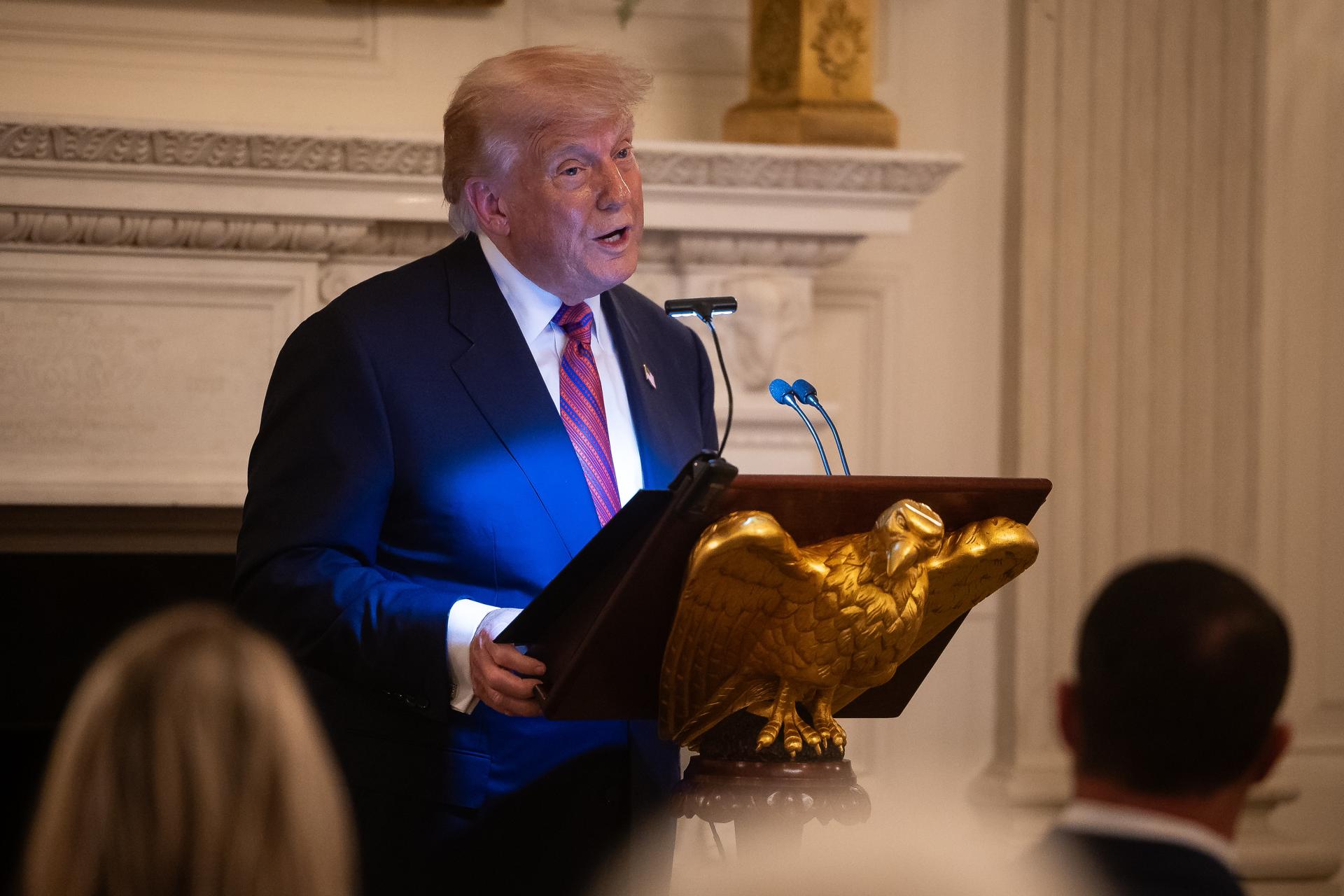 Fotografía de archivo del presidente de EE.UU., Donald Trump. EFE/EPA/FRANCIS CHUNG / POOL