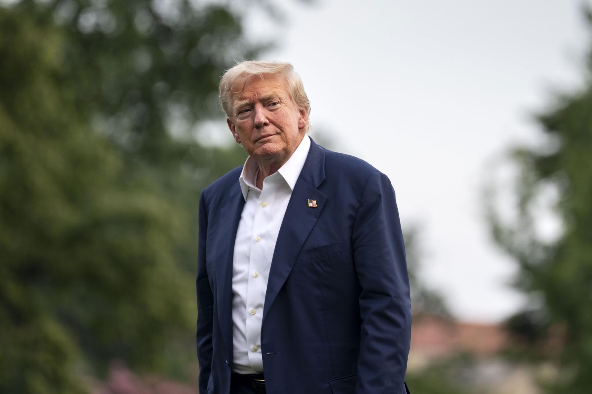 El presidente de EE.UU., Donald Trump. EFE/EPA/BONNIE CASH / POOL