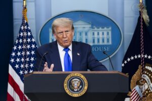 El presidente de EE.UU., Donald Trump, en una foto de archivo. EFE/EPA/SHAWN THEW