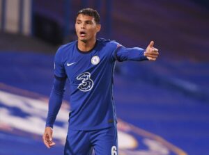 Fotografía de archivo de Thiago Silva con el Chelsea. EFE/Mike Hewitt / POOL