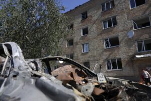 Zona de Járkov (Ucrania) atacada este domingo por drones rusos EFE/Administración Militar Regional De Kiev ***SOLO USO EDITORIAL/SOLO DISPONIBLE PARA ILUSTRAR LA NOTICIA QUE ACOMPAÑA (CRÉDITO OBLIGATORIO)***