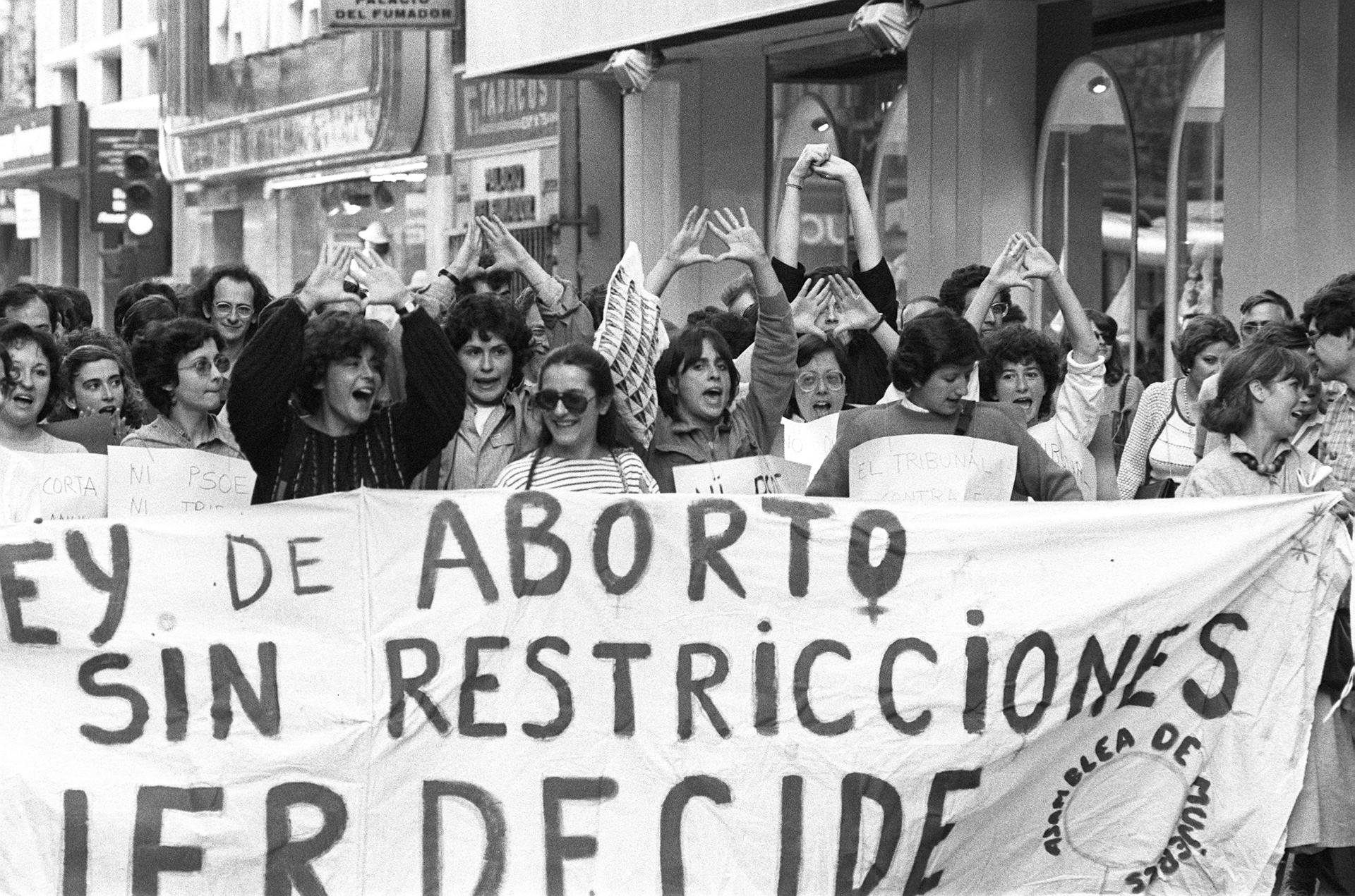 Manifestación proabortista. EFE/ E. Abad/Archivo