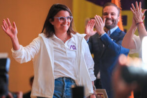 Fotografía de archivo de la vicepresidenta de Ecuador, María José Pinto María. EFE/ José Jácome