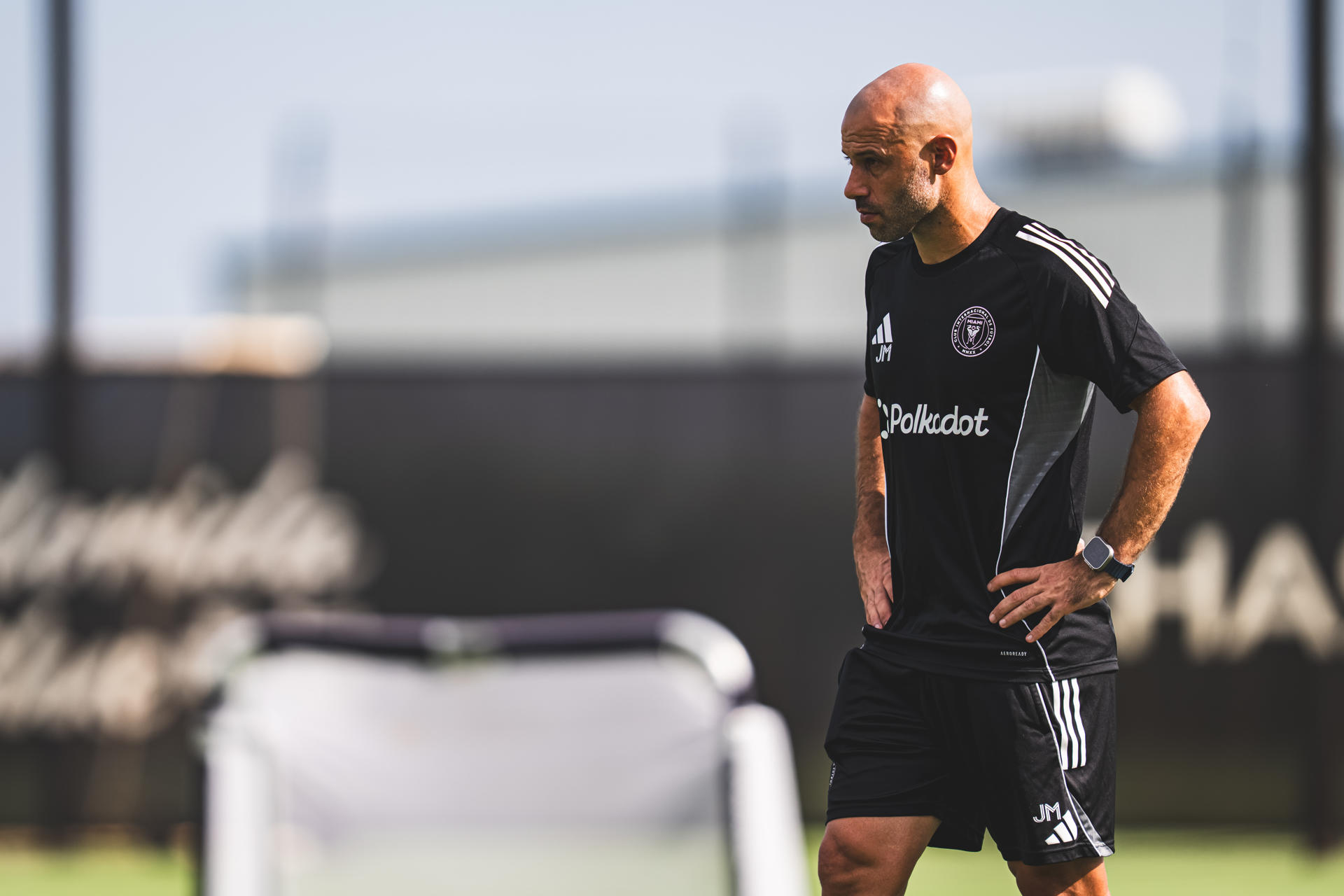 Fotografía cedida por el Inter Miami del técnico Javier Mascherano en el centro de entrenamiento Florida Blue Training en Florida (Estados Unidos). EFE/ Anissa Dimilta/ Inter Miami CF /SOLO USO EDITORIAL/ NO VENTAS/ SOLO DISPONIBLE PARA ILUSTRAR LA NOTICIA QUE ACOMPAÑA (CRÉDITO OBLIGATORIO)
