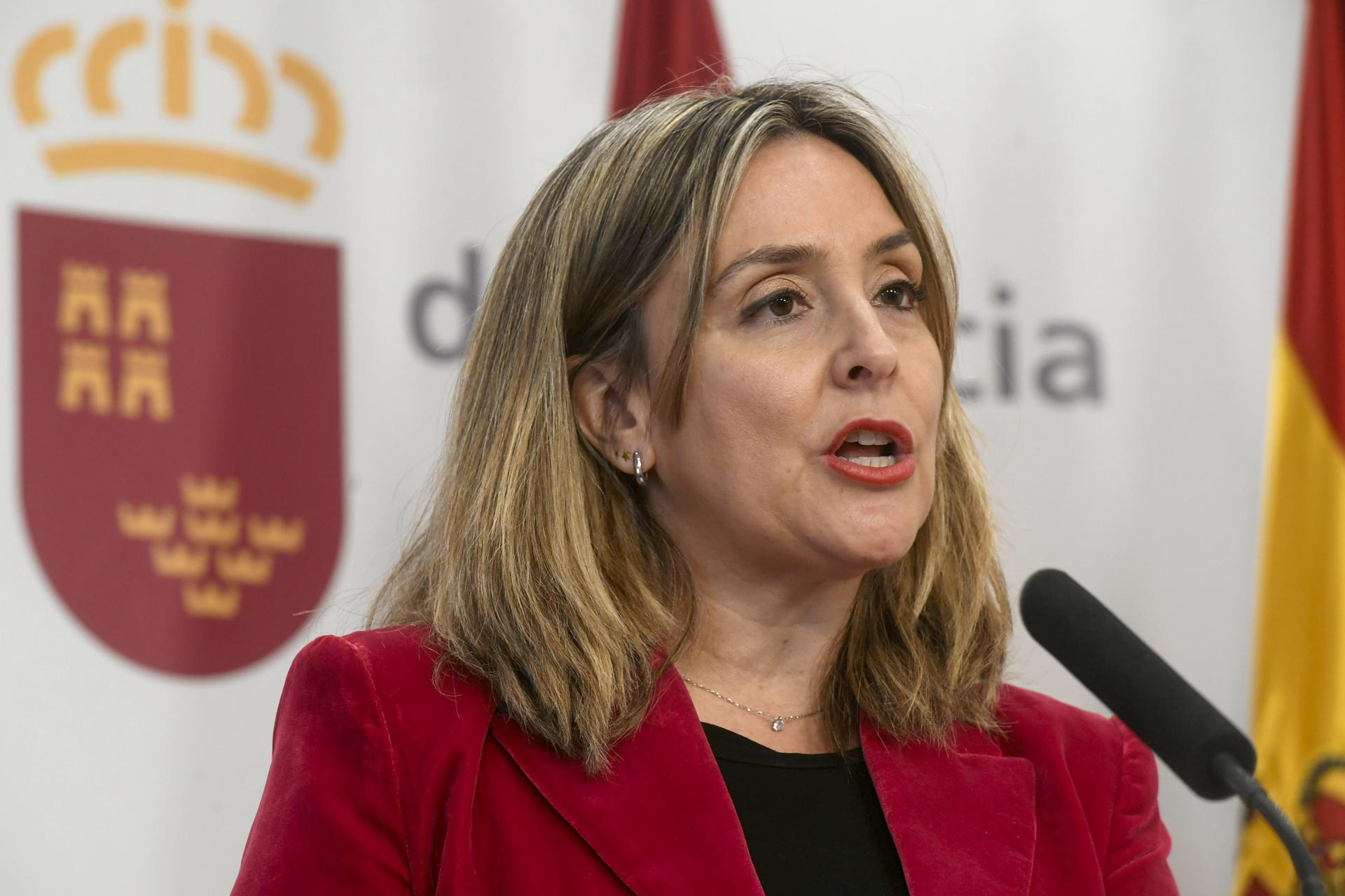 Imagen de archivo de la consejera de Política Social, Familias e Igualdad del gobierno de Murcia, Conchita Ruiz. EFE/Marcial Guillén