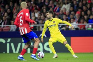 Baena, en una foto de archivo en un partido contra el Atlético de Madrid. EFE/ Zipi Aragon