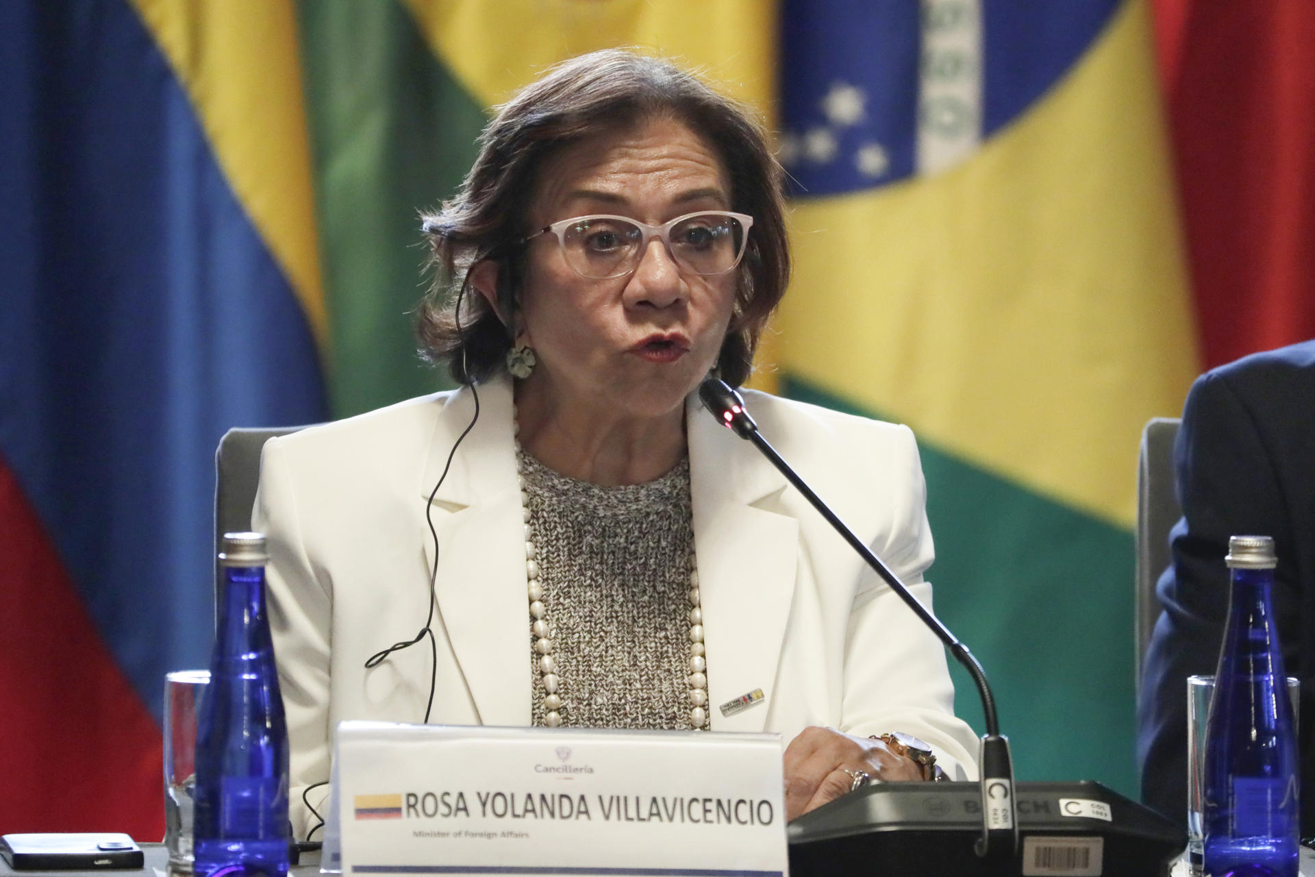 Foto de archivo de la canciller encargada de Colombia, Rosa Villavicencio. EFE/ Carlos Ortega