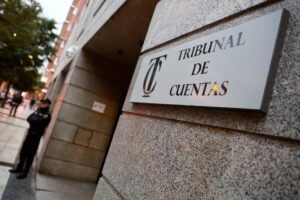 Vista de la entrada Tribunal de Cuentas. EFE/Mariscal