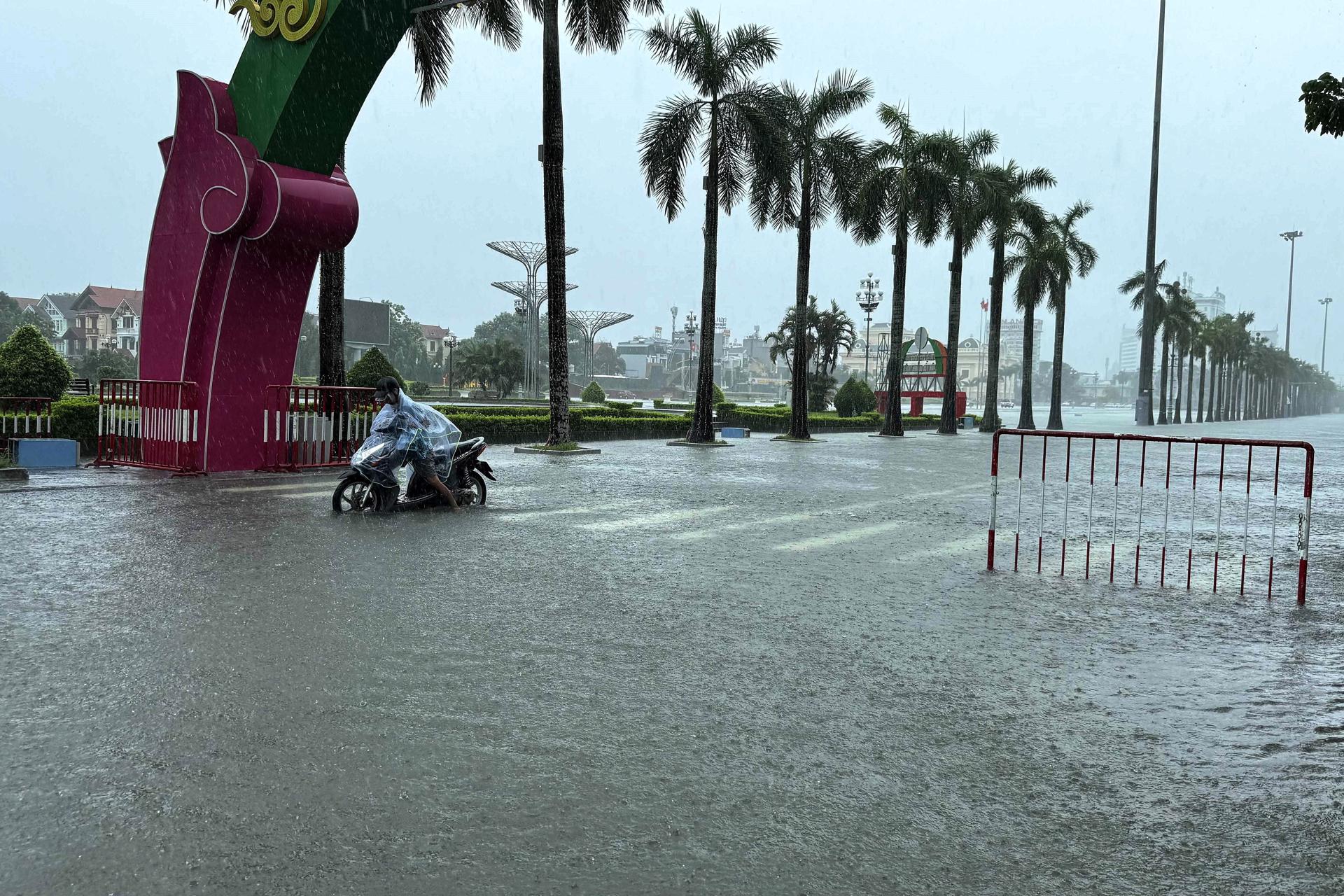 Fotografía de archivo, tomada el 22/07/2025, que muestra una zona de Thanh Hoa, en Vietnam, inundada tras las lluvias de la tormenta Wipha. EFE/EPA/VIETNAM NEWS AGENCY/HANDOUT VIETNAM OUT HANDOUT EDITORIAL USE ONLY/NO SALES