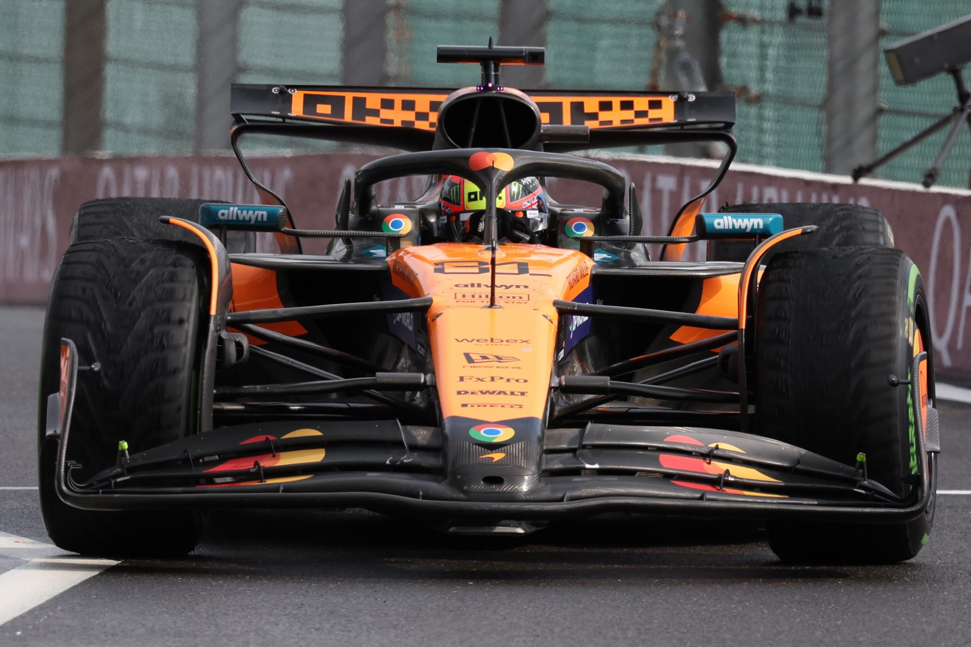 El australiano Oscar Piastri (McLaren) en el Mundial de Fórmula Uno al ganar el Gran Premio de Bélgica, el decimotercero del año EFE/EPA/YVES HERMAN