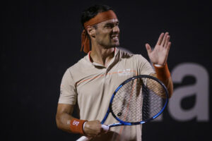 El tenista italiano Fabio Fognini en foto de archivo de André Coelho. EFE