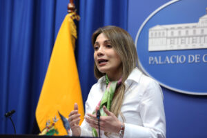 Fotografía de archivo del presidente de Ecuador Daniel Noboa. EFE/ Carlos Durán Araújo