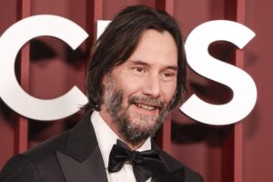 Fotografía de archivo, tomada el pasado 8 de junio, del actor canadiense Keanu Reeves, durante la entrega de los premios Tony, en Nueva York (NY, EE.UU.). EFE/Sarah Yenesel