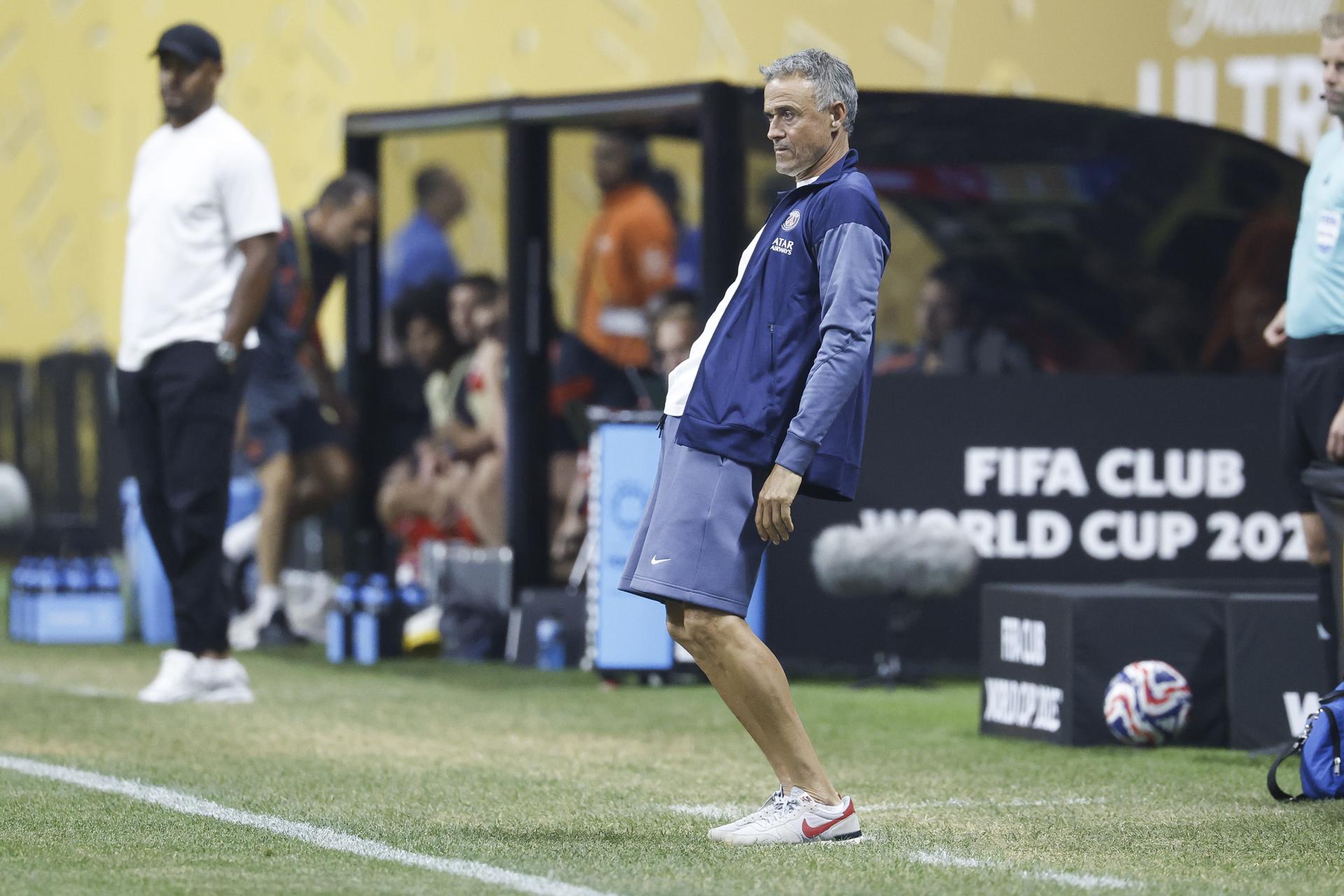 Luis Enrique, entrenador del Paris Saint-Germain. EFE/EPA/ERIK S. LESSER