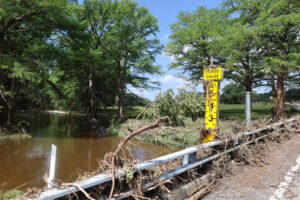 Fotografía de una zona afectada por las inundaciones en Texas. EFE/ Octavio Guzmán
