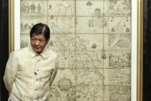Fotografía de archivo, tomada el 06/12/2024, que muestra al presidente de Filipinas, Ferdinand 'Bongbong' Marcos Jr. en el palacio presidencial, en Manila. EFE/EPA/ROLEX DELA PENA