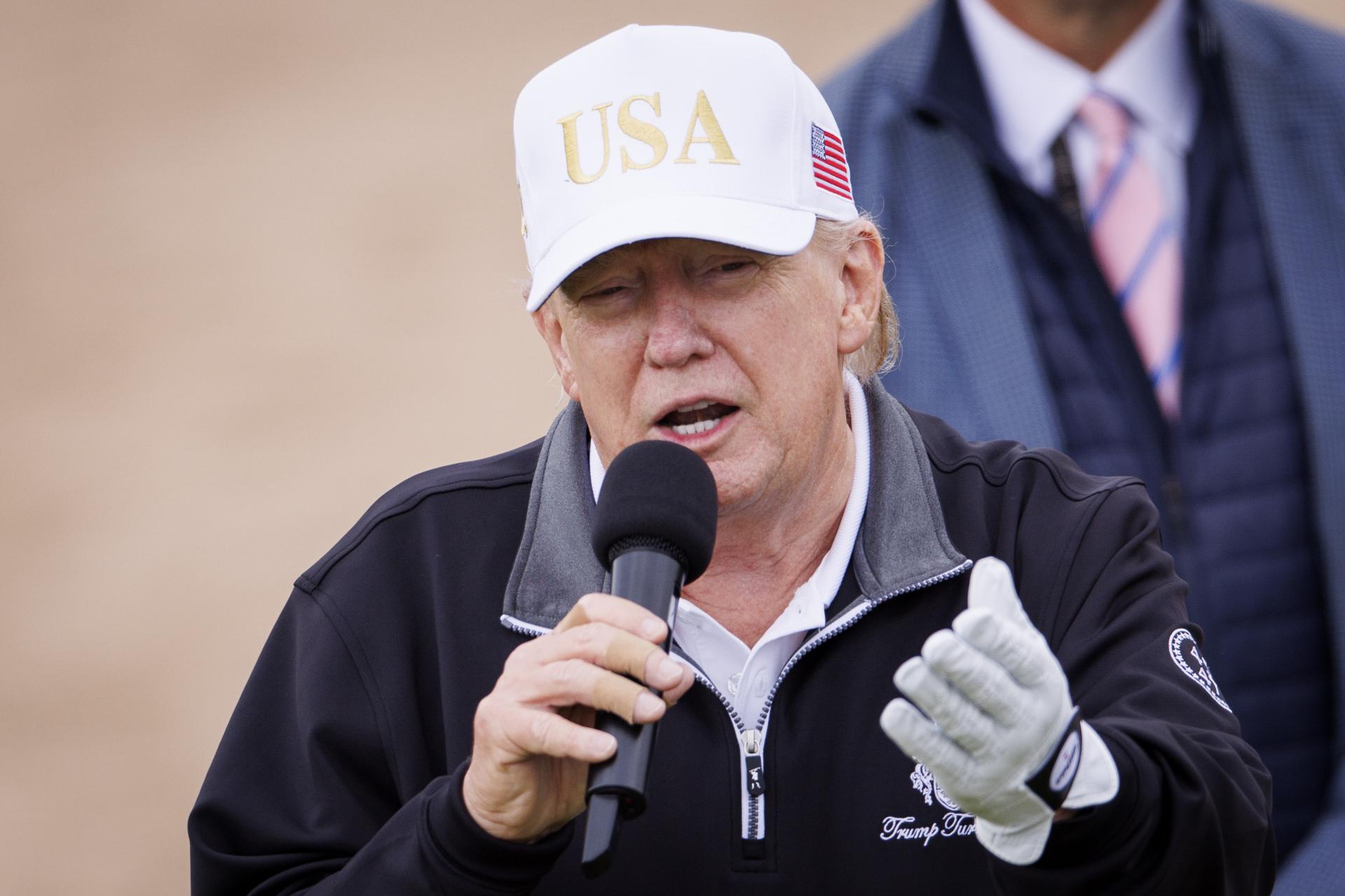 El presidente de Estados Unidos, Donald Trump. EFE/EPA/TOLGA AKMEN
