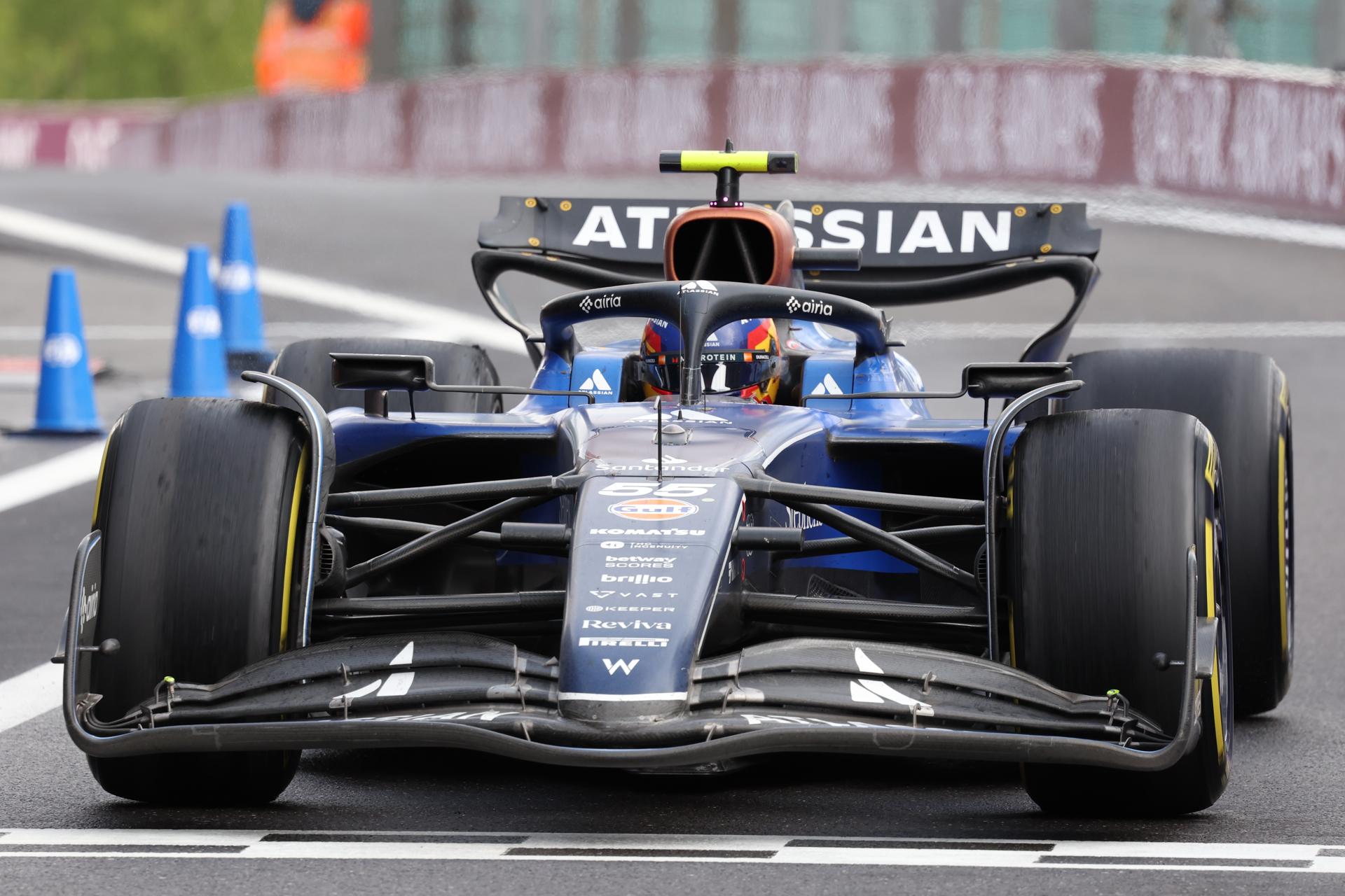 El piloto español de Williams Carlos Sainz Jr en el Circuito de Spa-Francorchamps, Bélgica. EFE/EPA/YVES HERMAN
