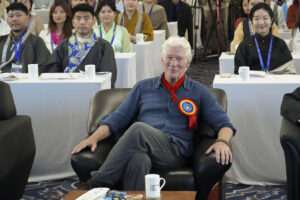 El actor estadounidense Richard Gere en la apertura del Foro Internacional de la Juventud Tibetana. EFE/ Lucía Goñi