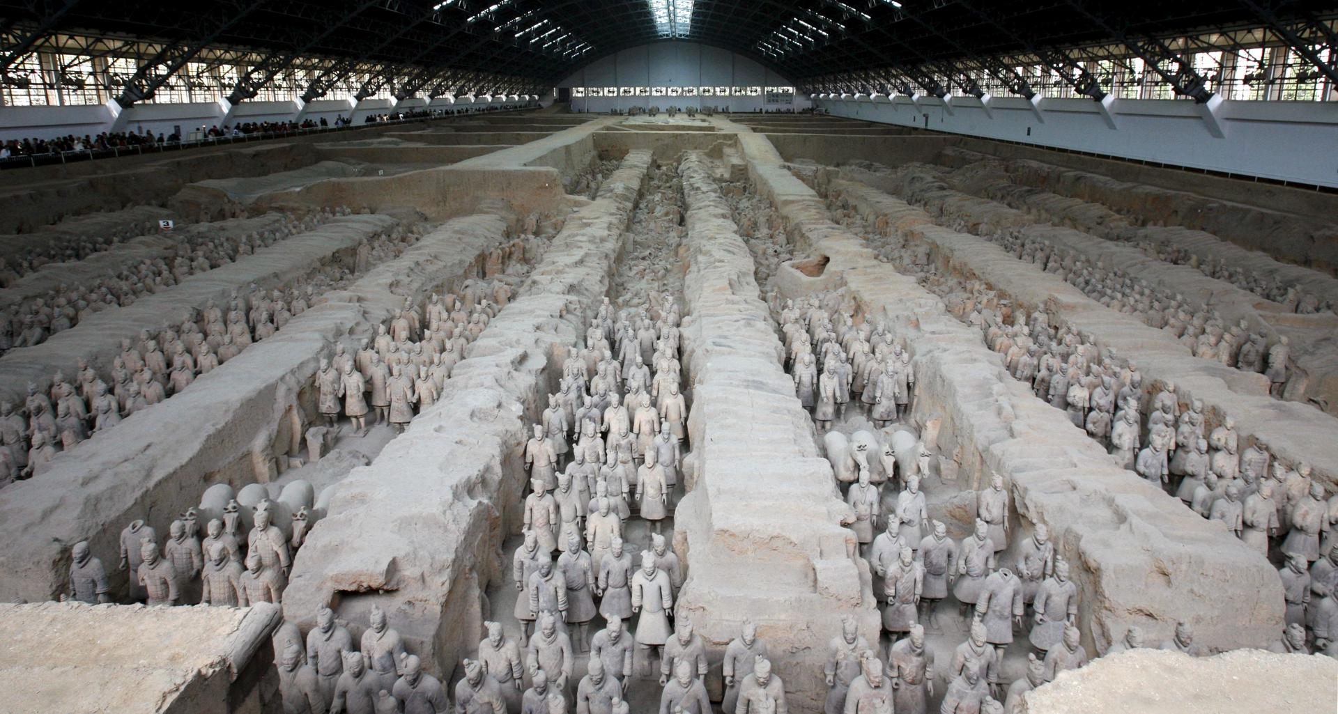 Foto de archivo de las figuras de terracota de los "Guerreros de Xian" EFE-ARCHIVO/Sergio Barrenechea