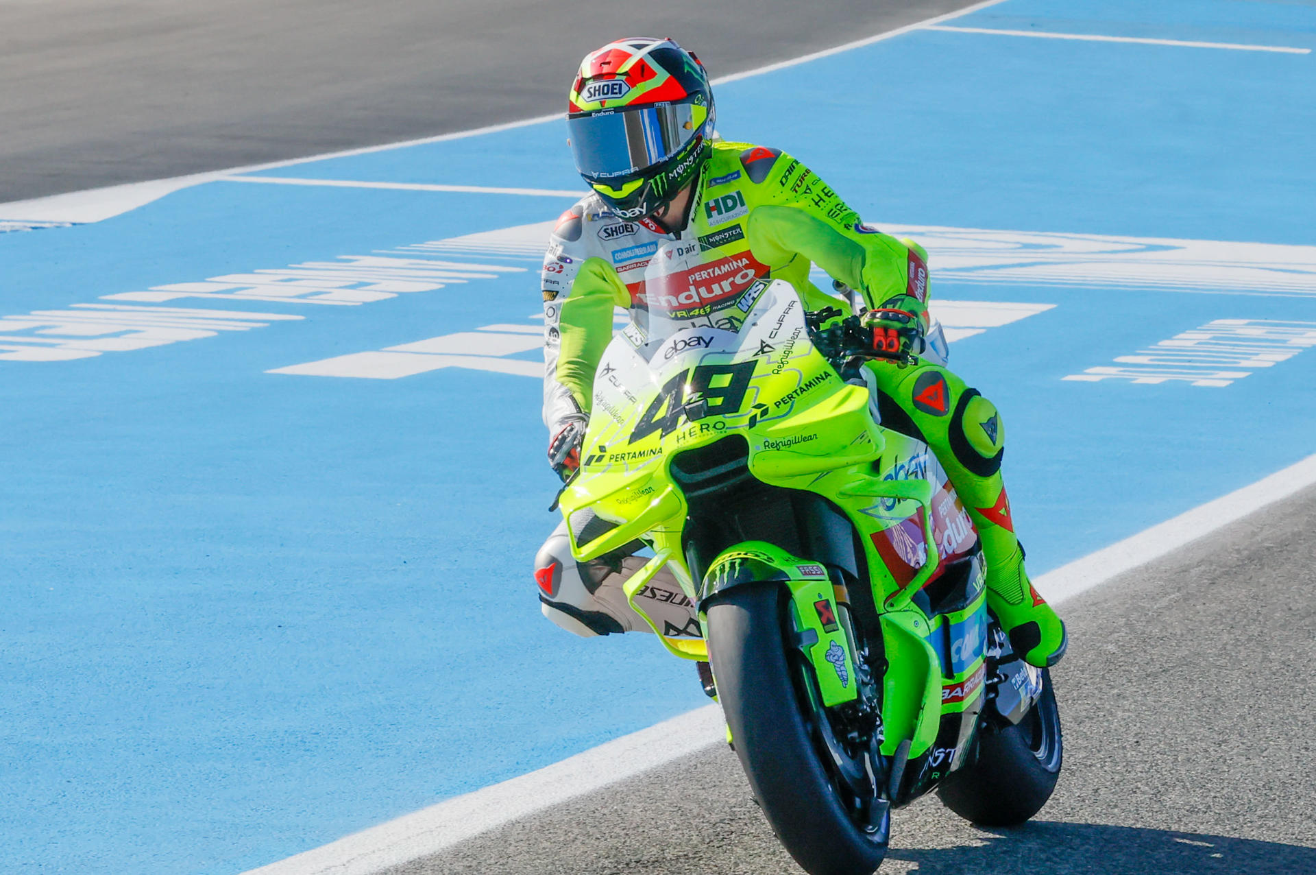 El piloto italiano de MotoGP Fabio Di Giannantonio, en foto de archivo de José Manuel Vidal. EFE