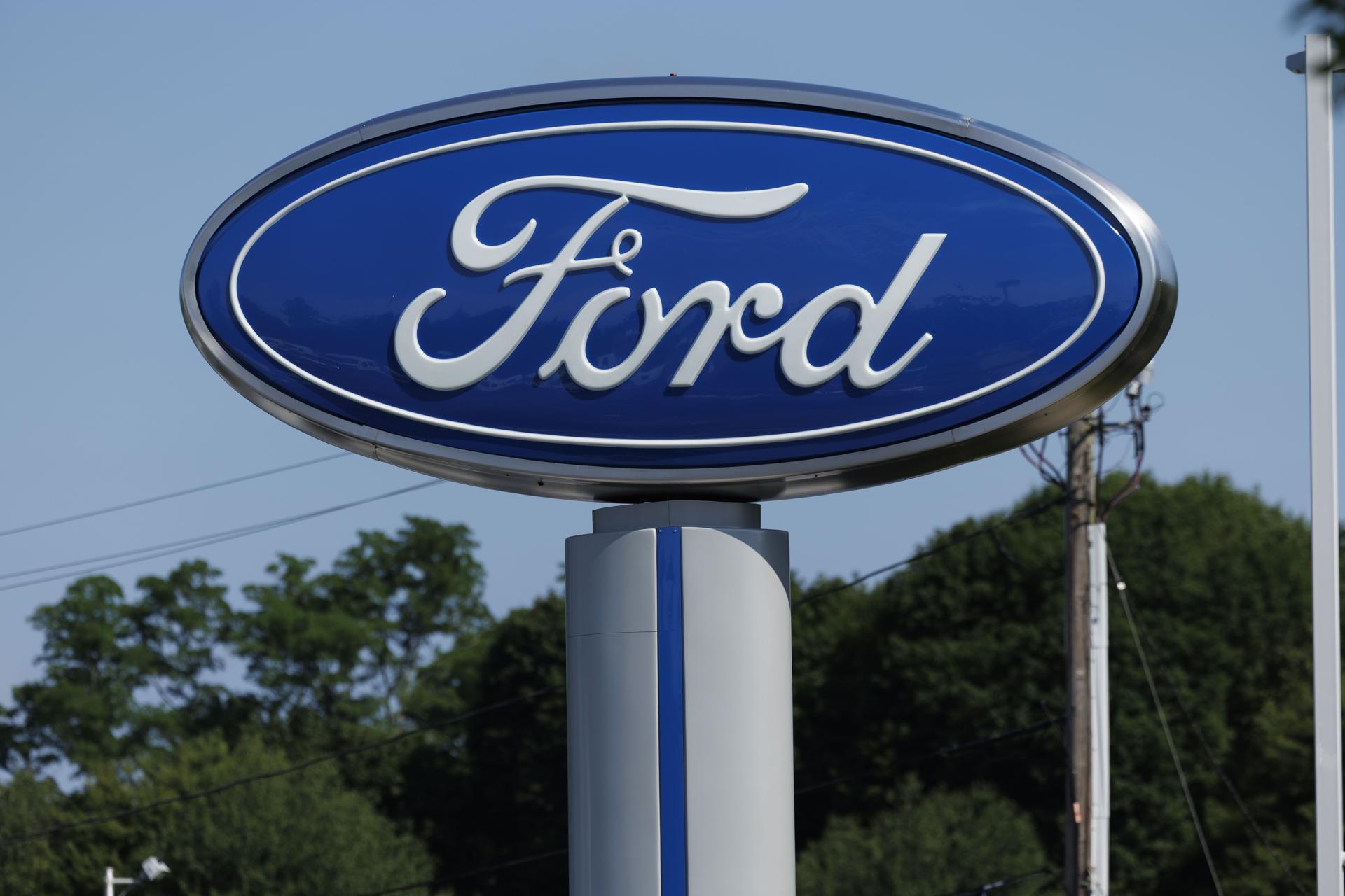 Imagen de archivo del logo de Ford. EFE/EPA/CJ GUNTHER