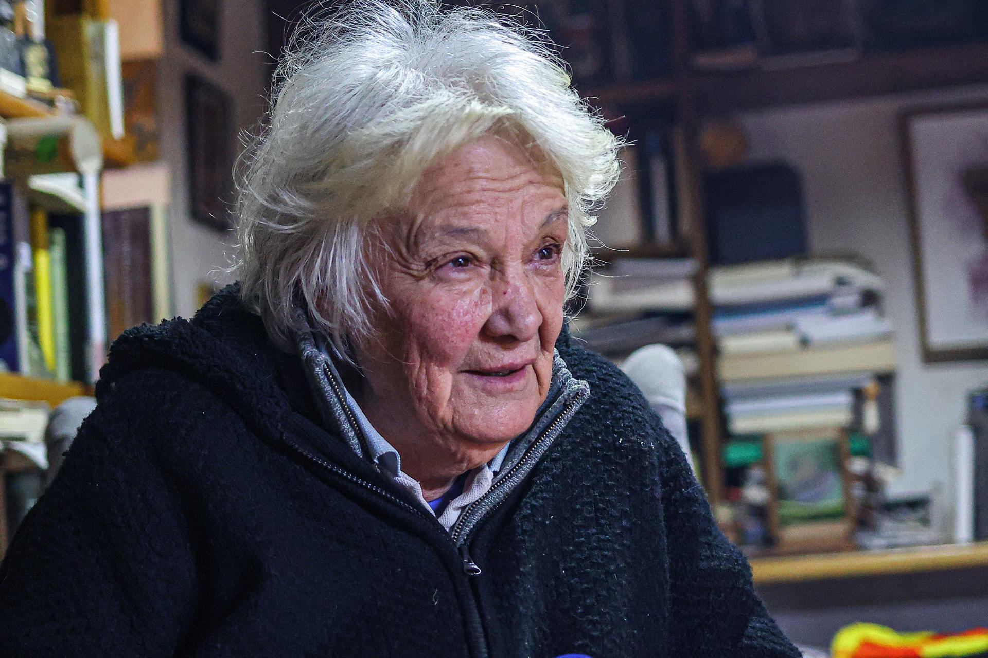 Fotografía tomada el pasado 27 de junio de la exvicepresidenta uruguaya y esposa del expresidente de Uruguay José Mujica, Lucía Topolansky, durante una entrevista con EFE, en Montevideo (Uruguay). EFE/Gaston Britos
