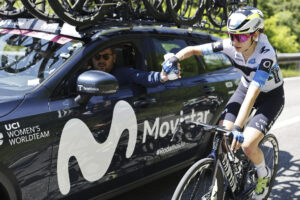 Fotografía cedida por el equipo español Movistar de la ciclista brasileña Ana Vitória Magalhães, conocida como 'Tota'. EFE/Equipo Movistar /SOLO USO EDITORIAL/ NO VENTAS/ SOLO DISPONIBLE PARA ILUSTRAR LA NOTICIA QUE ACOMPAÑA (CRÉDITO OBLIGATORIO)