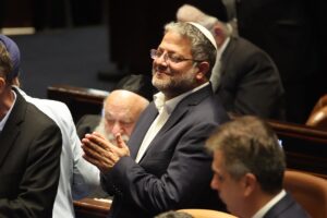 El ministro israelí de Seguridad Nacional, el ultranacionalista y colono Itamar Ben Gvir, en una imagen reciente. EFE/EPA/ABIR SULTAN