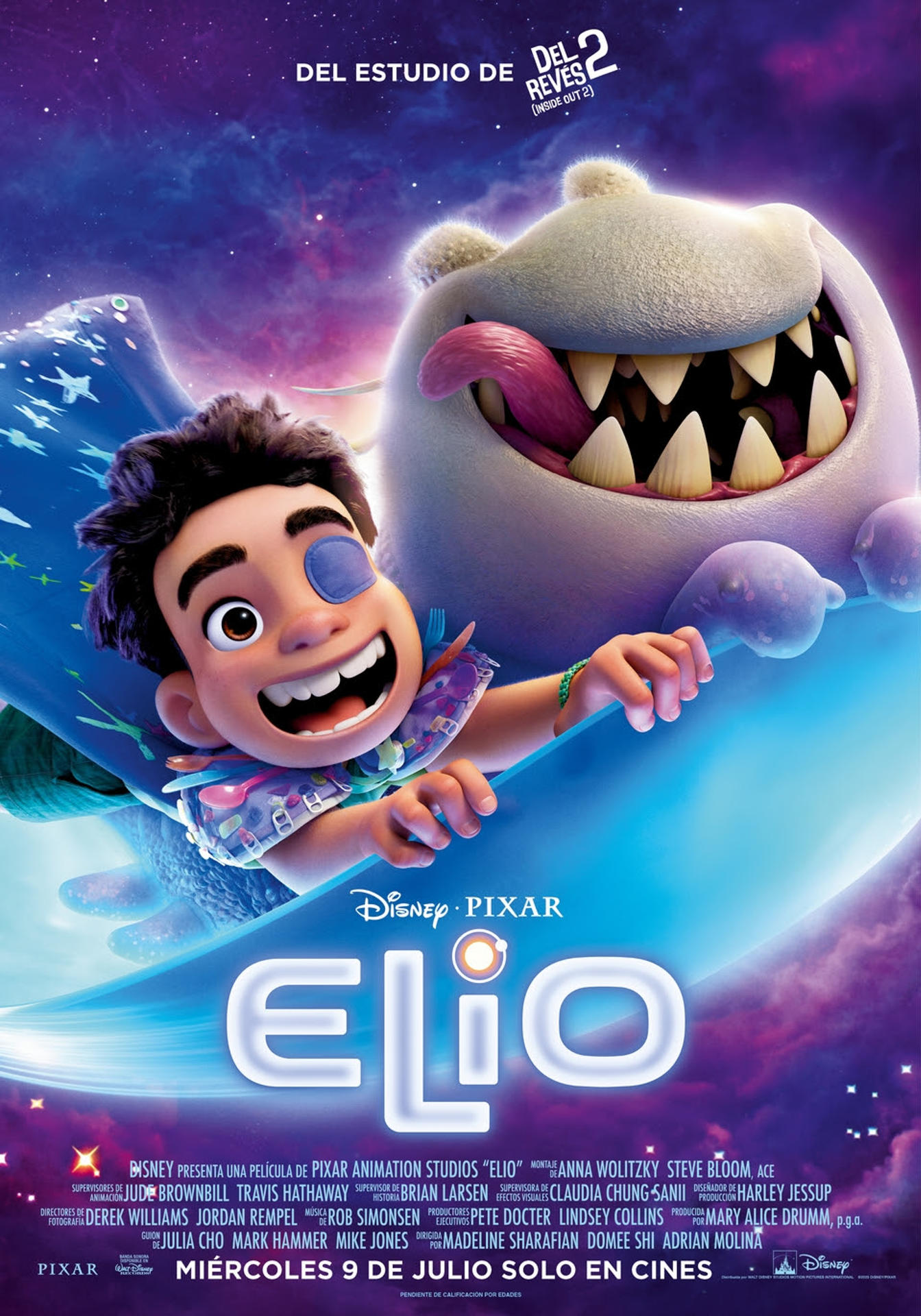 Cartel de la película 'Elio'. Foto cedida por  The Walt Disney Studios