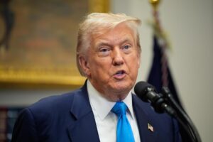 El presidente de Estados Unidos, Donald Trump. EFE/Yuri Gripas